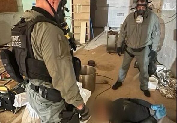 Разбита е лаборатория за фентанил, която захранвала цялата страна със синтетичния наркотик
