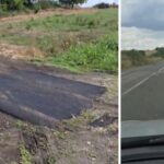 АПИ асфалтира поляна вместо дупки по пътя