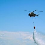 Хеликоптер Ми-17 се включи в гасенето на пожар край Пазарджик