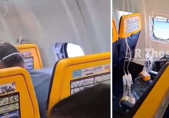 Отломка от двигателя на Boeing 737 е разбила стъклото при полета на Ryanair