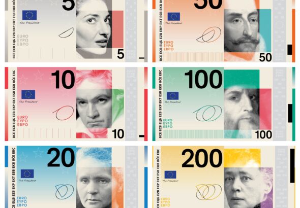 10-те предложения за нов дизайн на евро банкнотите