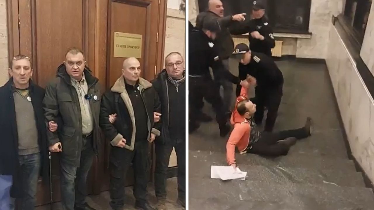 БОЕЦ окупира входа към кабинета на Сарафов