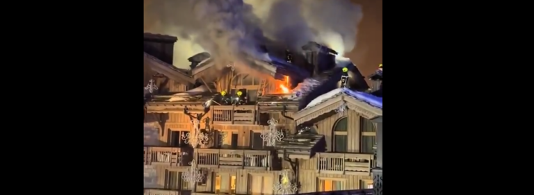 Големият пожар в петзвезден хотел в Куршевел вероятно е тръгнал от комин