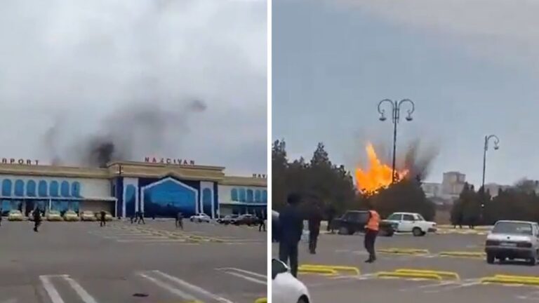 Ирански дронове удариха пътническо летище в Азербайджан