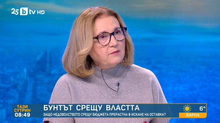 Румяна Бъчварова: Оставката на правителството е единственият полезен ход на Борисов и Пеевски