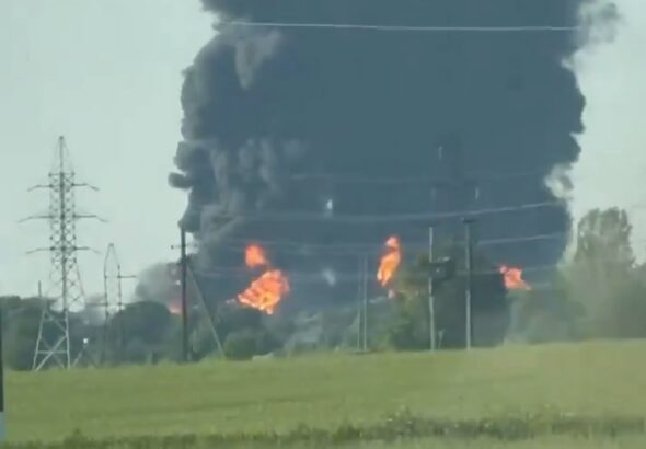 Украйна предприе безпрецеднтна атака с дронове по руска военноморска база близо до Санкт Петербург