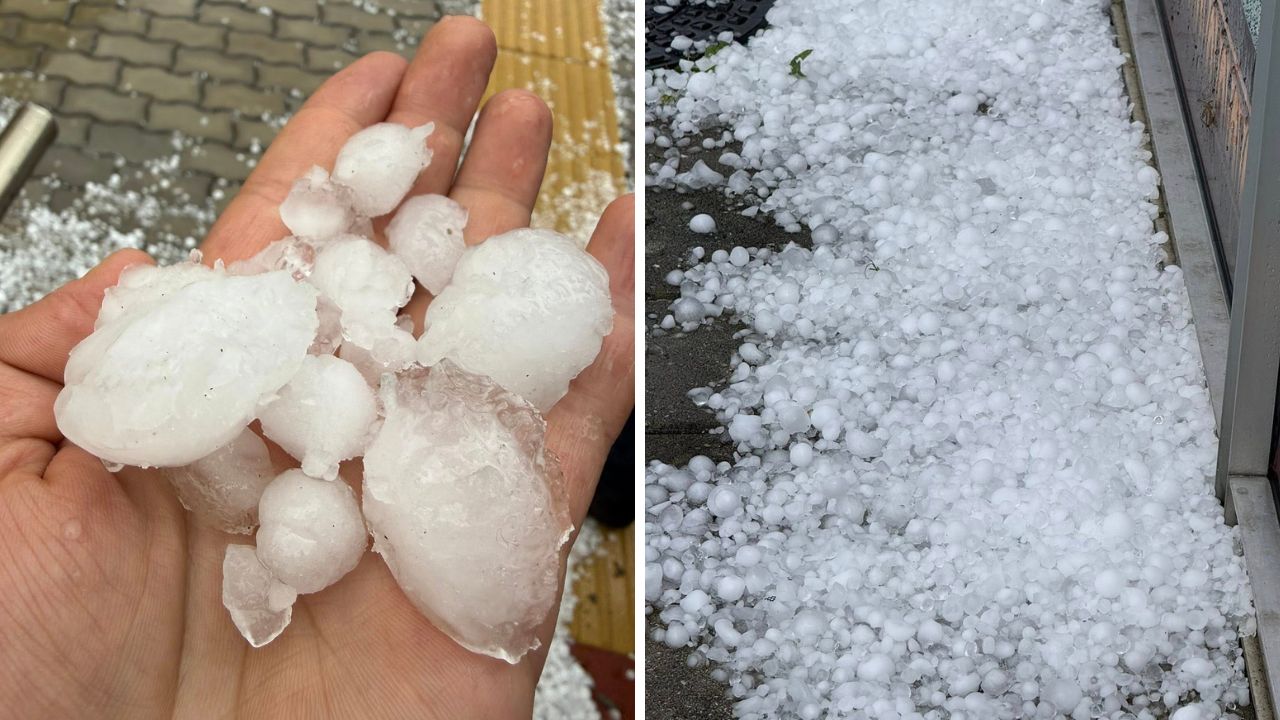 Силни градушки в Северна България унищожиха реколтата и счупиха прозорци, покриви и автомобили