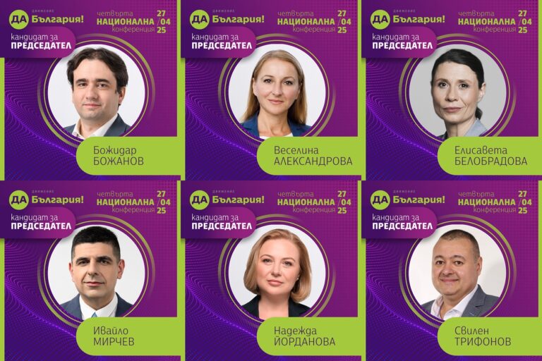 "Да, България" избира председател