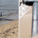 Военен дрон изплува на южния плаж в Несебър