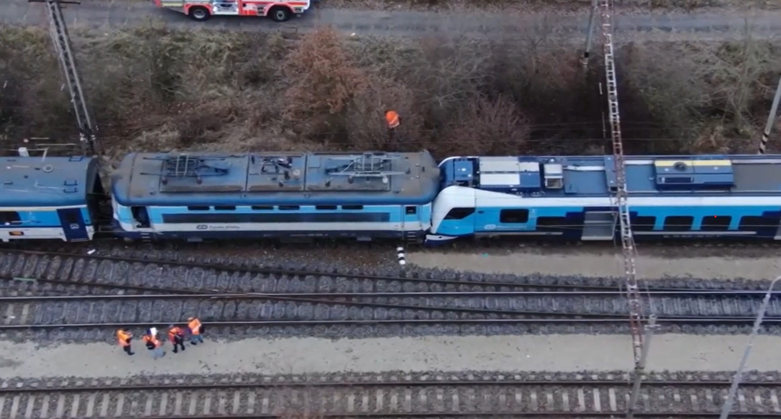 Над 40 души са ранени при тежка влакова катастрофа в Чехия