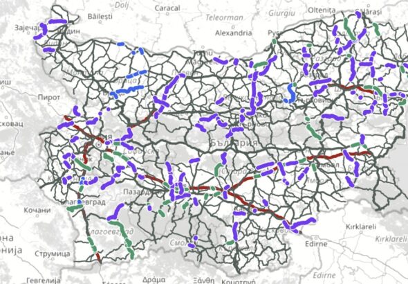 Нова интерактивна карта показва ремонтите по цялата пътна мрежа - с цени, срокове, изпълнители