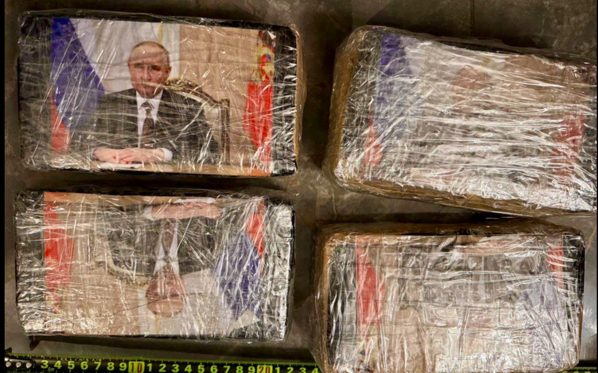 ГДБОП залови 4 кг кокаин с облика на Владимир Путин