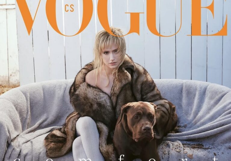 За първи път Мария Бакалова е на корицата на Vogue в Чехия & Словакия