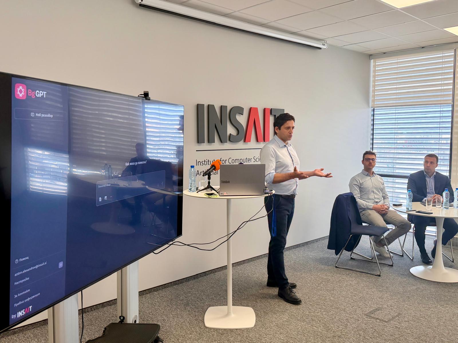 INSAIT представи новата версия на BgGPT и прецизни AI модели за бизнеса