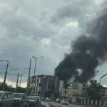 Голям пожар избухна в столичния квартал „Обеля“