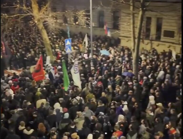 В Сърбия се проведе нов протест с искане за предсрочни избори
