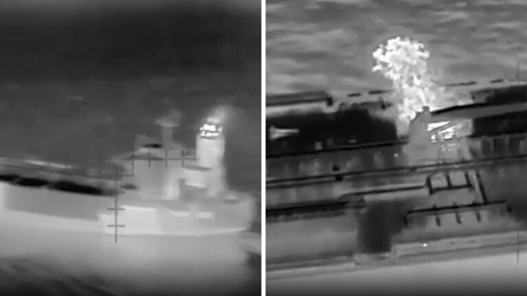 Украйна удари с дрон руски танкер в Средиземно море