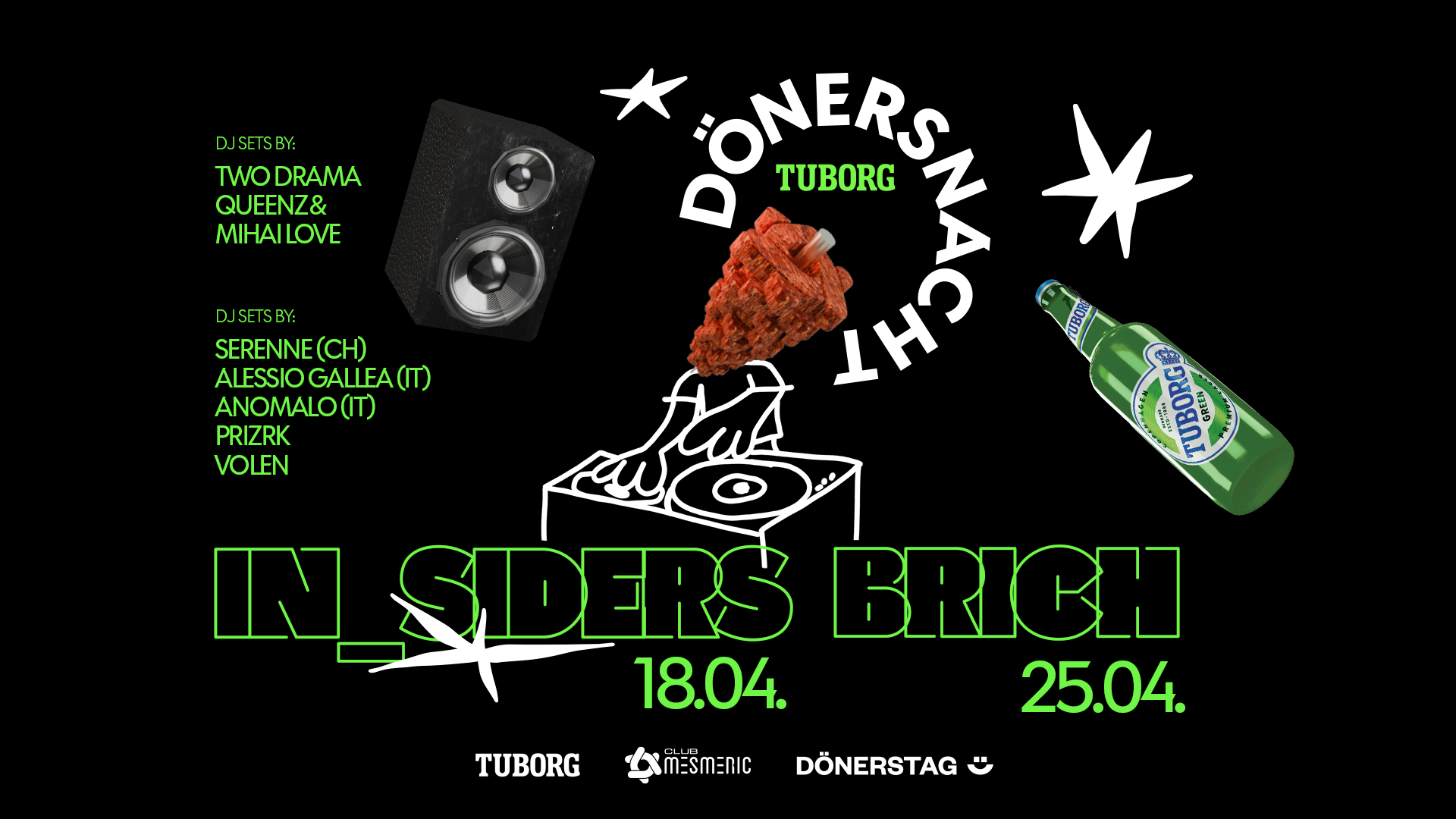 Най-добрите вечери включват дюнер - първият звезден party music döner experience в София