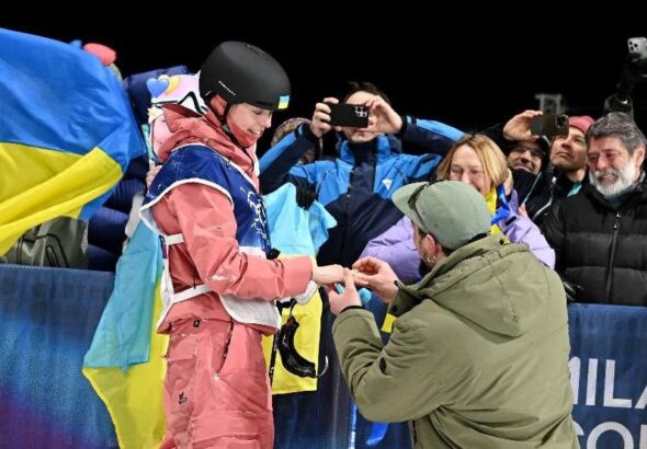 Предложение за брак на Олимпиадата – украинката Катерина Коцар се класира за финал и каза „да“