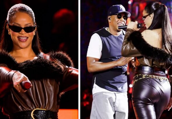 Риана изненада публиката с изпълнение на концерт на Jay-Z