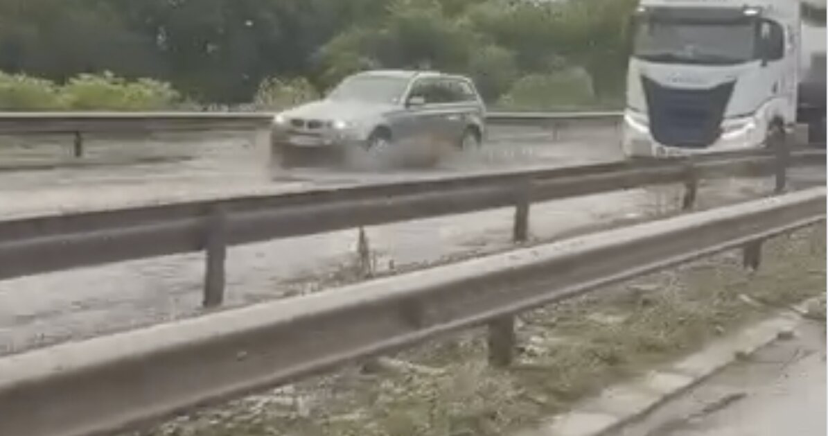Порой затрудни движението по международния път Русе-Букурещ