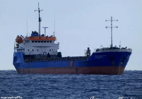 Търговският кораб KHORYV е ударен от дрон край Констанца